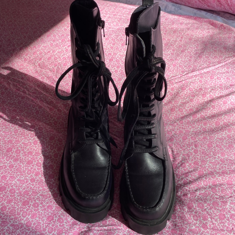 Free People Jones Boots Black 8 - Picture 13 of 16